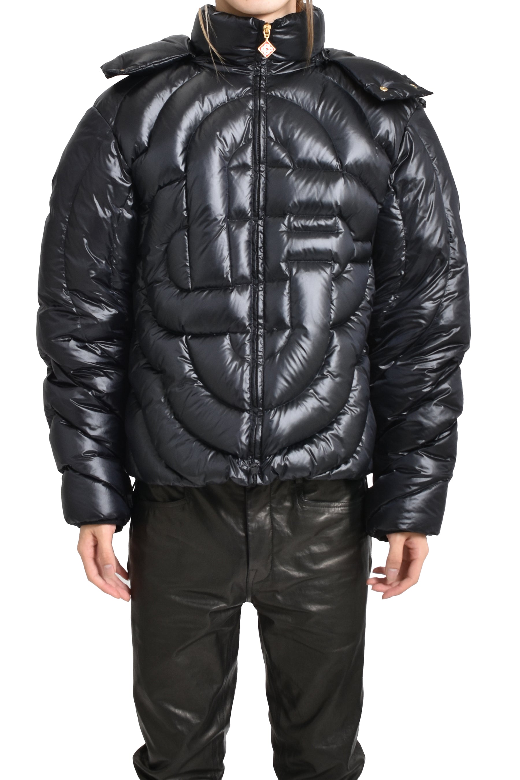 MENS QUILTED JACKET / BLK