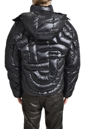 MENS QUILTED JACKET / BLK