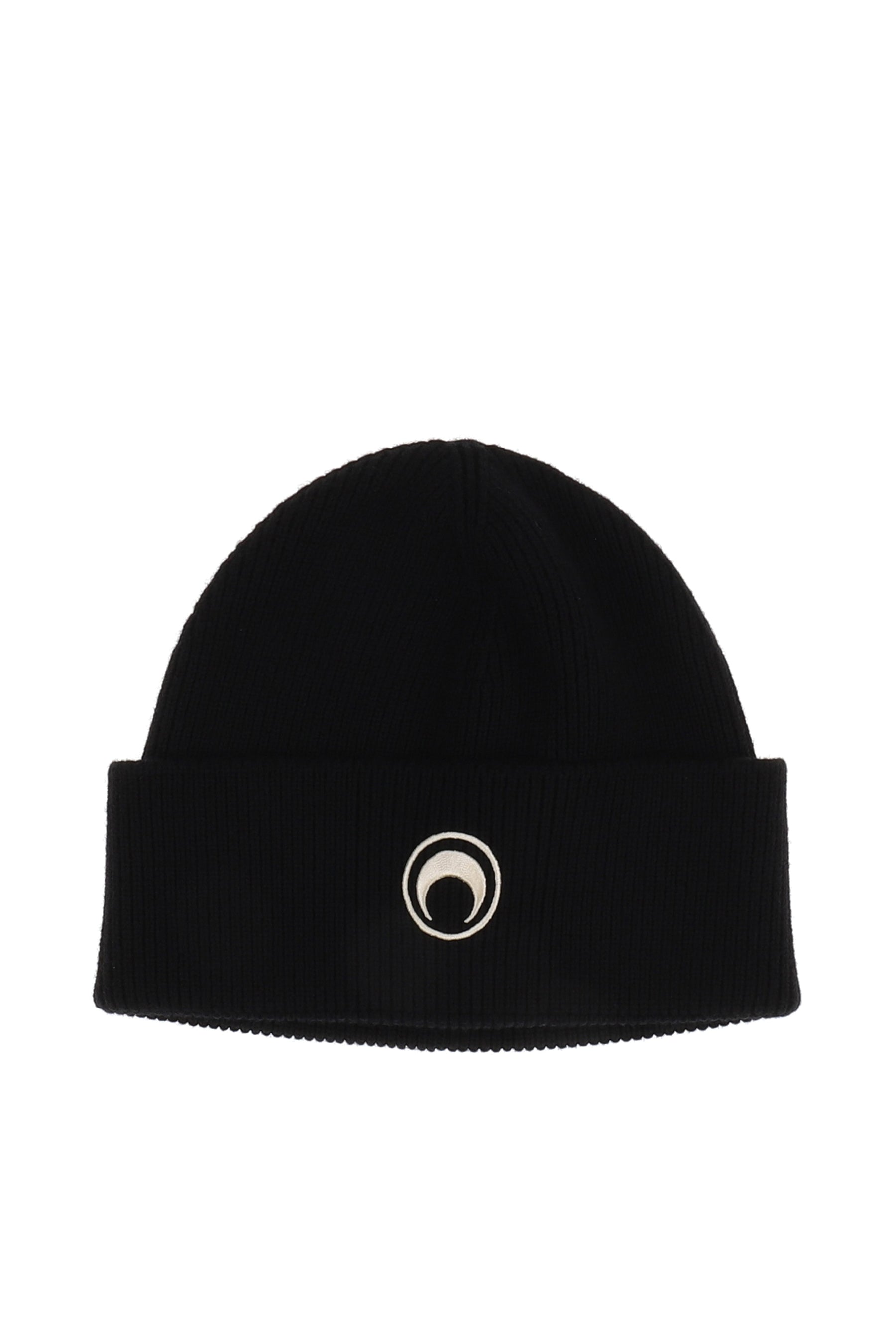 Marine Serre FW25 MS WOOL BEANIE / BLACK - NUBIAN