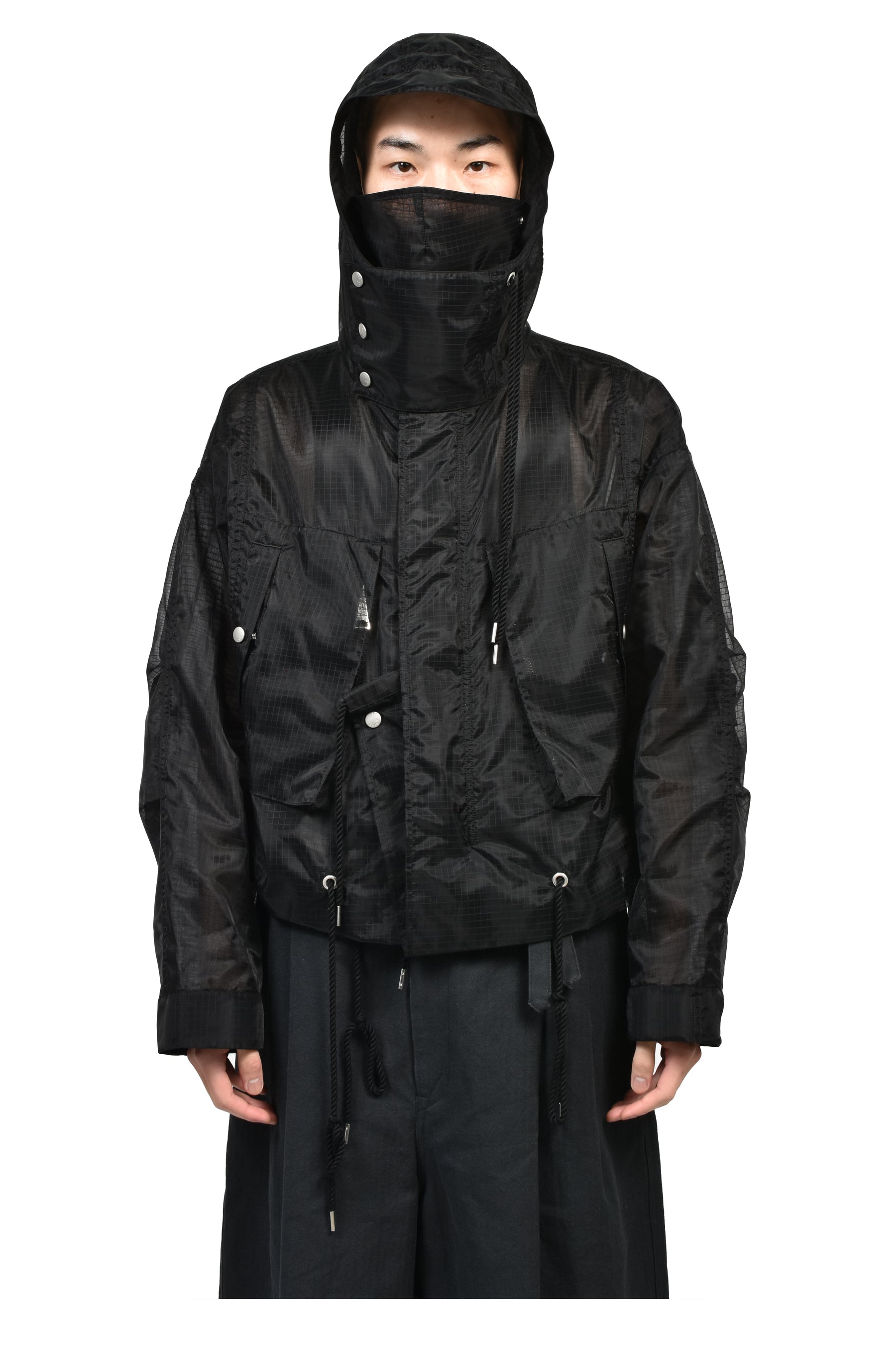 BED J.W. FORD HOODED SHORT MODS (EXCLUSIVE) / BLK