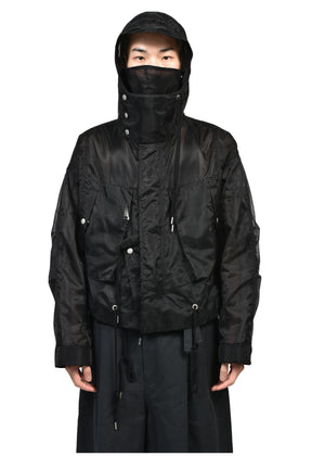 BED J.W. FORD HOODED SHORT MODS (EXCLUSIVE) / BLK