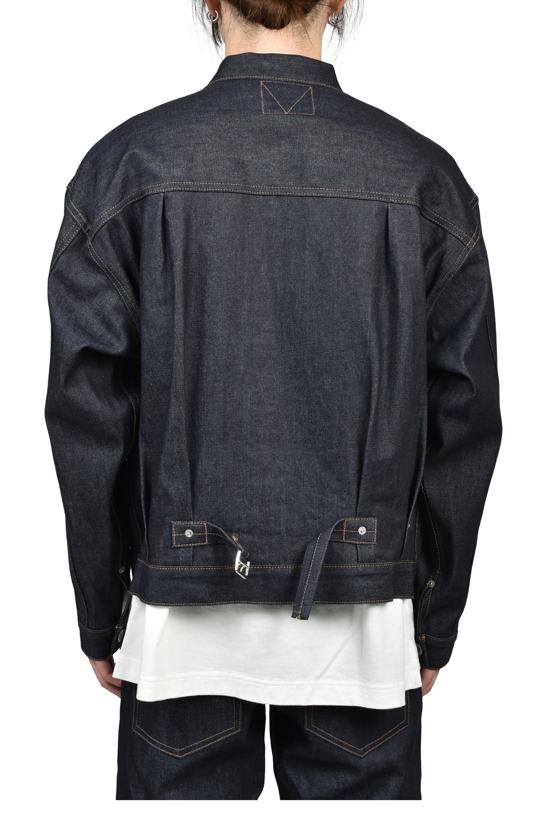 "RIGID" 2PKT DENIM JACKET / IND