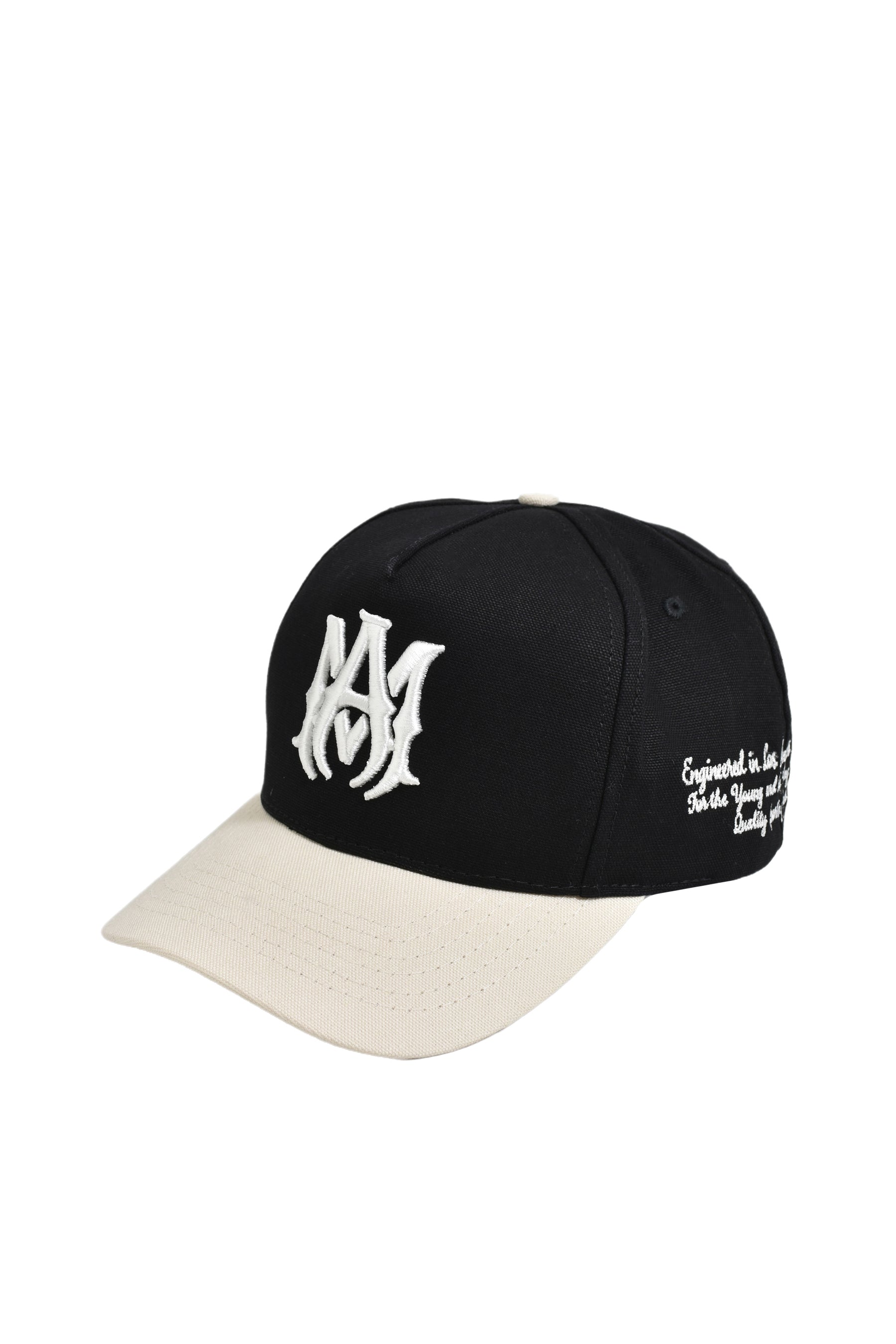 MA TWO-TONE CANVAS HAT / BLK ALABASTER