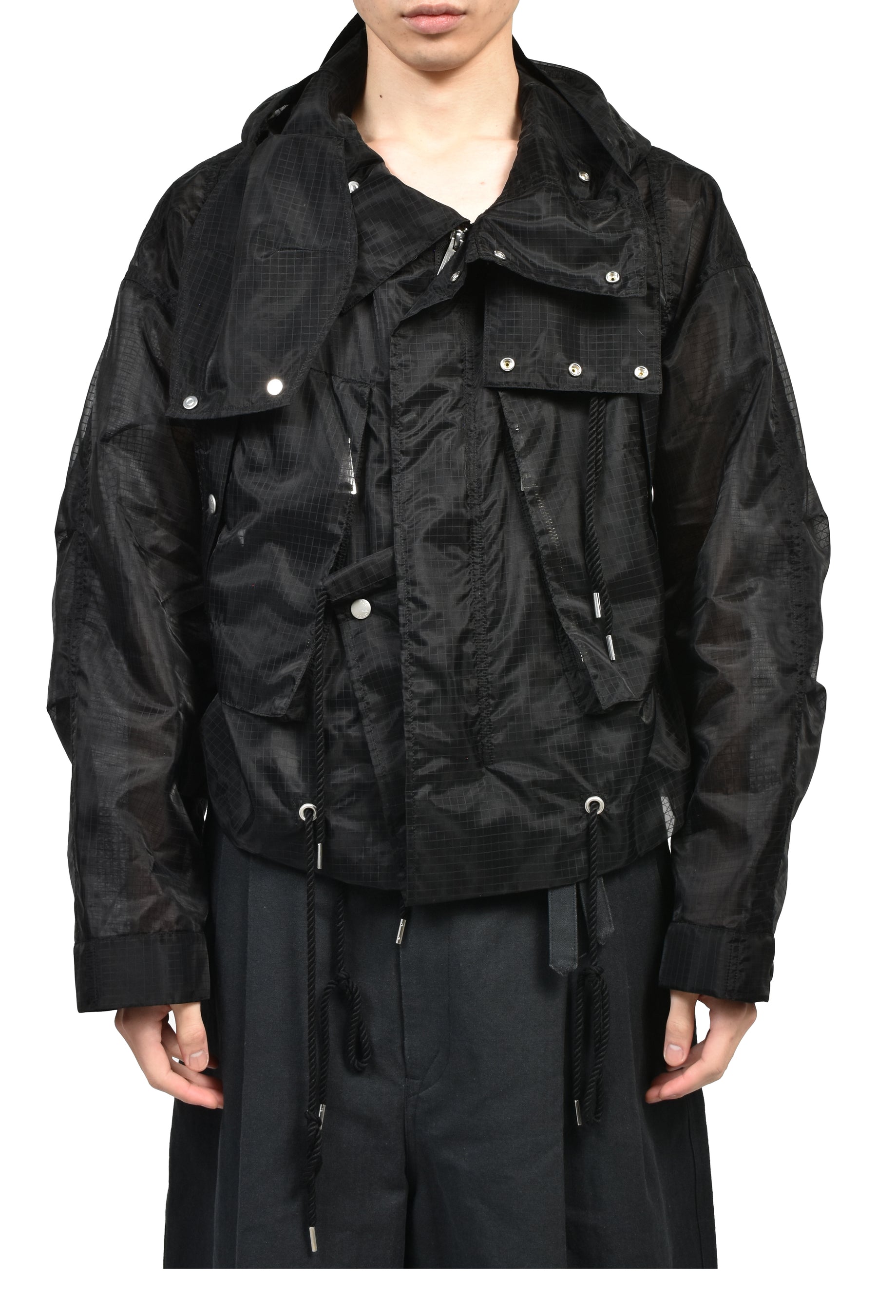 BED J.W. FORD HOODED SHORT MODS (EXCLUSIVE) / BLK