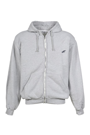 SHOULDER PAD HOODIE V2 / HEATHER GRY