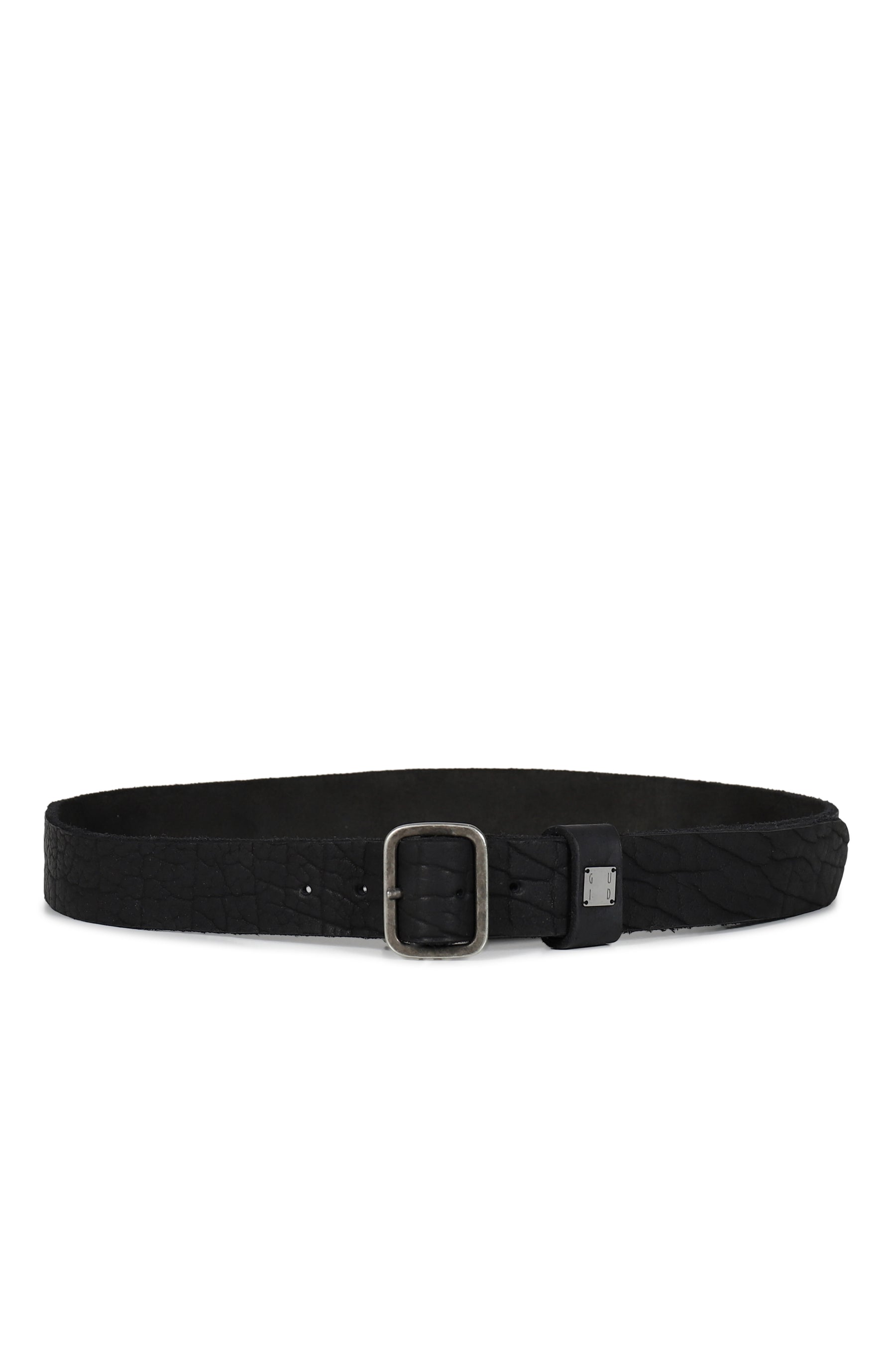LEATHER BELT - BISON FULL GRAIN / BLK