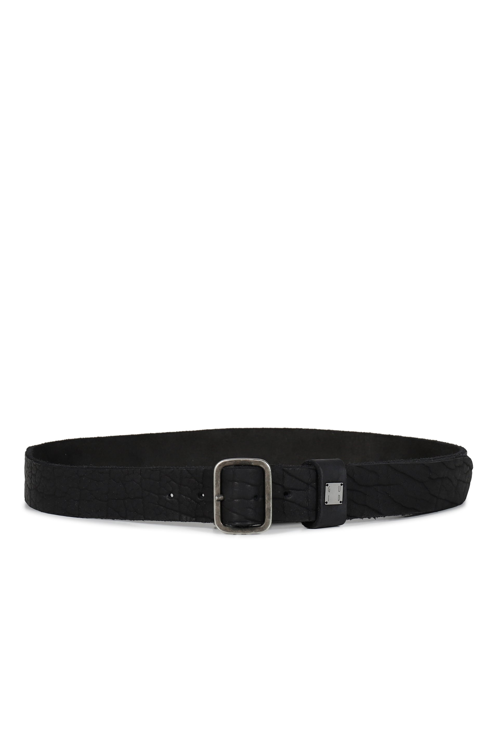 LEATHER BELT - BISON FULL GRAIN / BLK