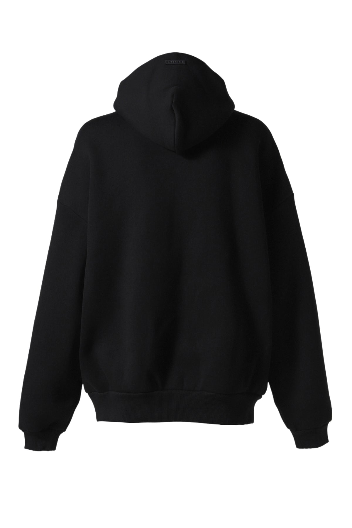 HALF ZIP HOODIE / BLK