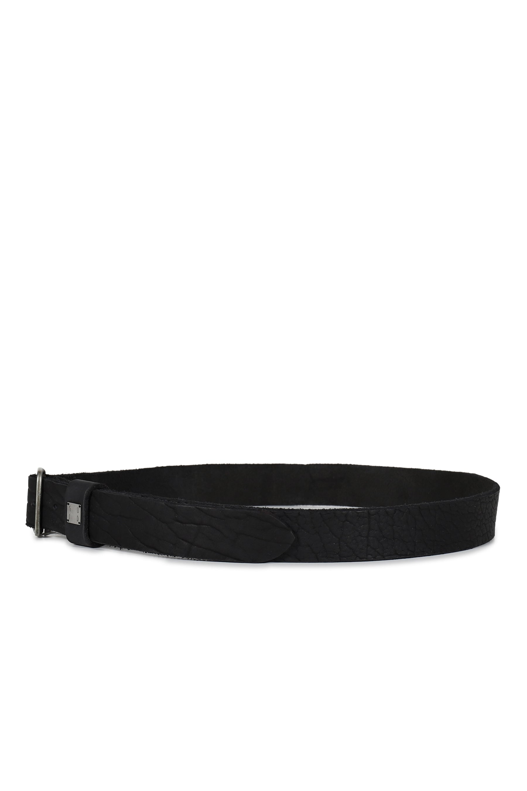 LEATHER BELT - BISON FULL GRAIN / BLK