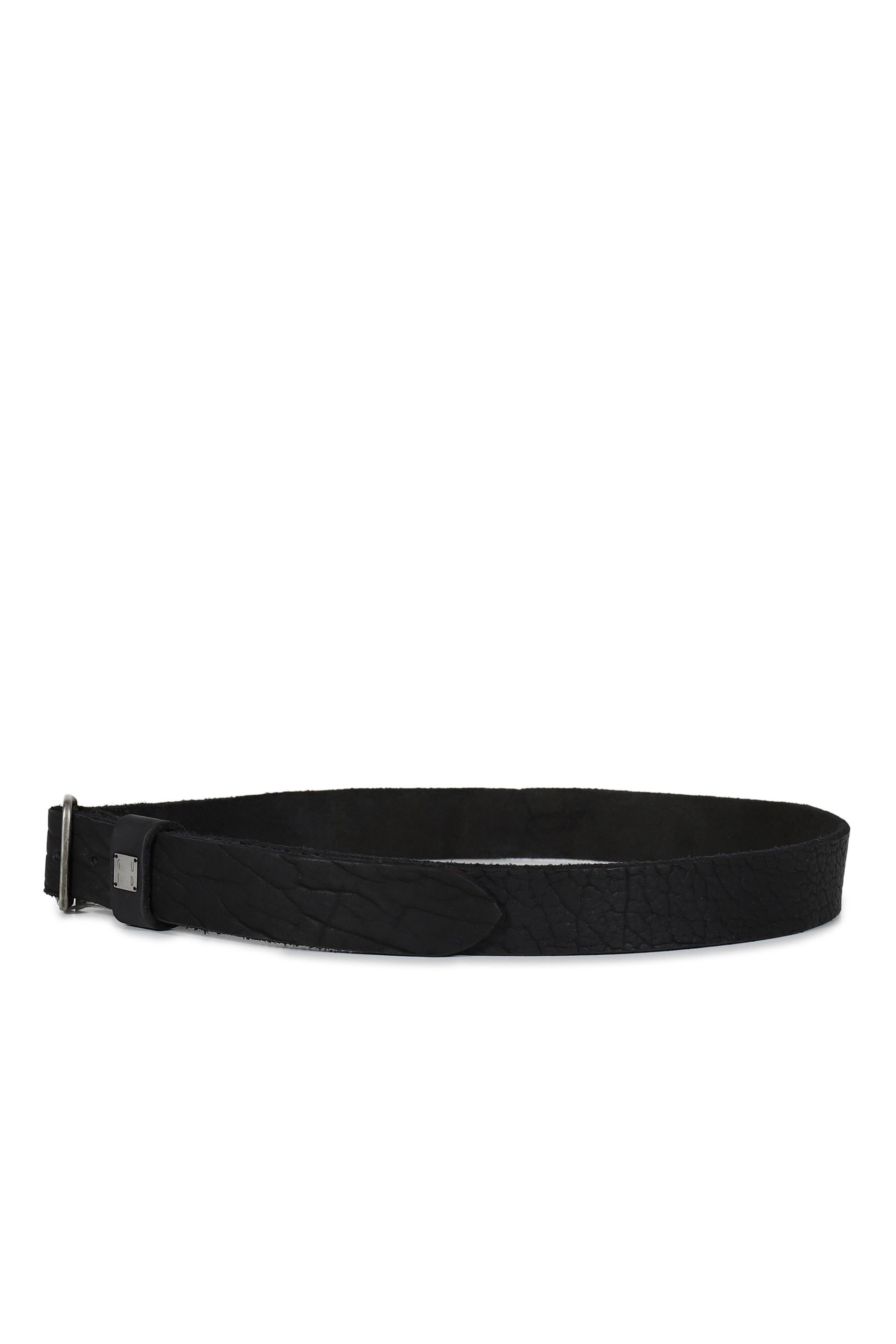 LEATHER BELT - BISON FULL GRAIN / BLK