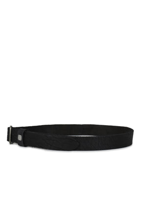 LEATHER BELT - BISON FULL GRAIN / BLK