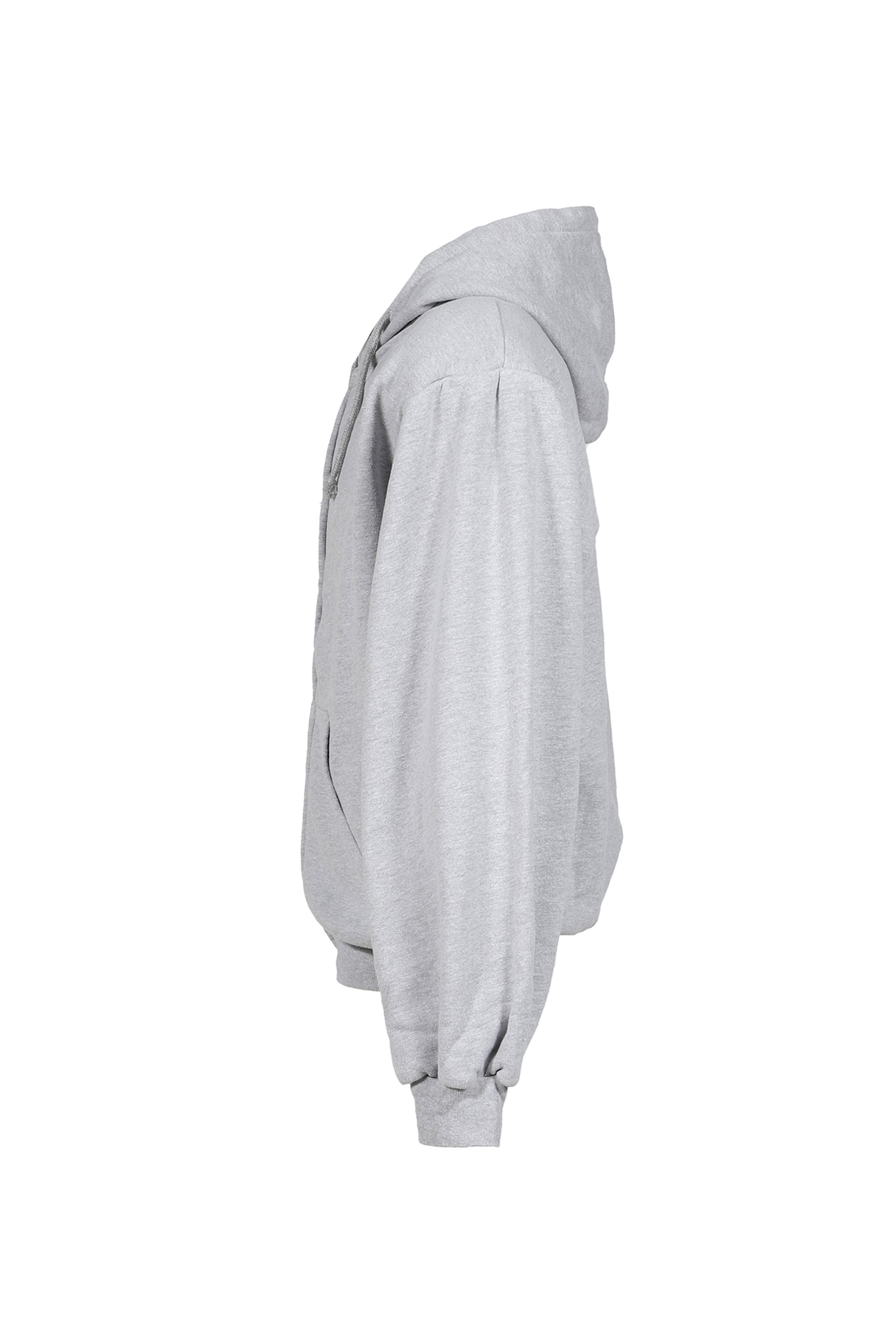 SHOULDER PAD HOODIE V2 / HEATHER GRY