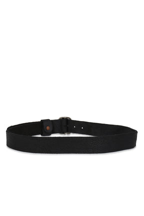 LEATHER BELT - BISON FULL GRAIN / BLK