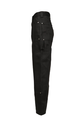 UPTOWN RAW BLACK JAPANESE DENIM DOUBLE KNEE / BLK