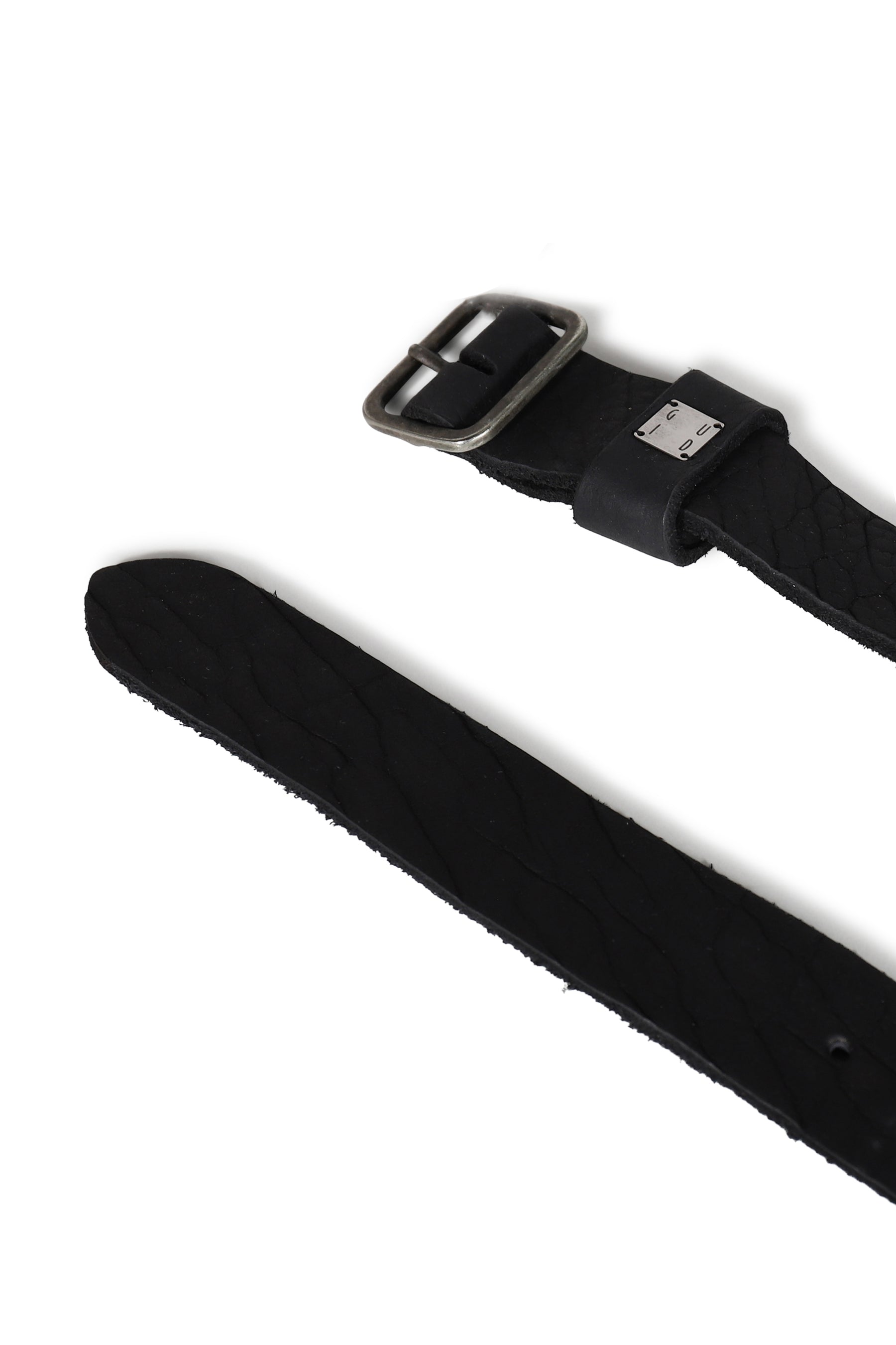 LEATHER BELT - BISON FULL GRAIN / BLK