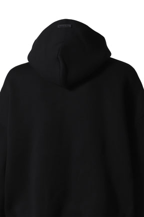 HALF ZIP HOODIE / BLK