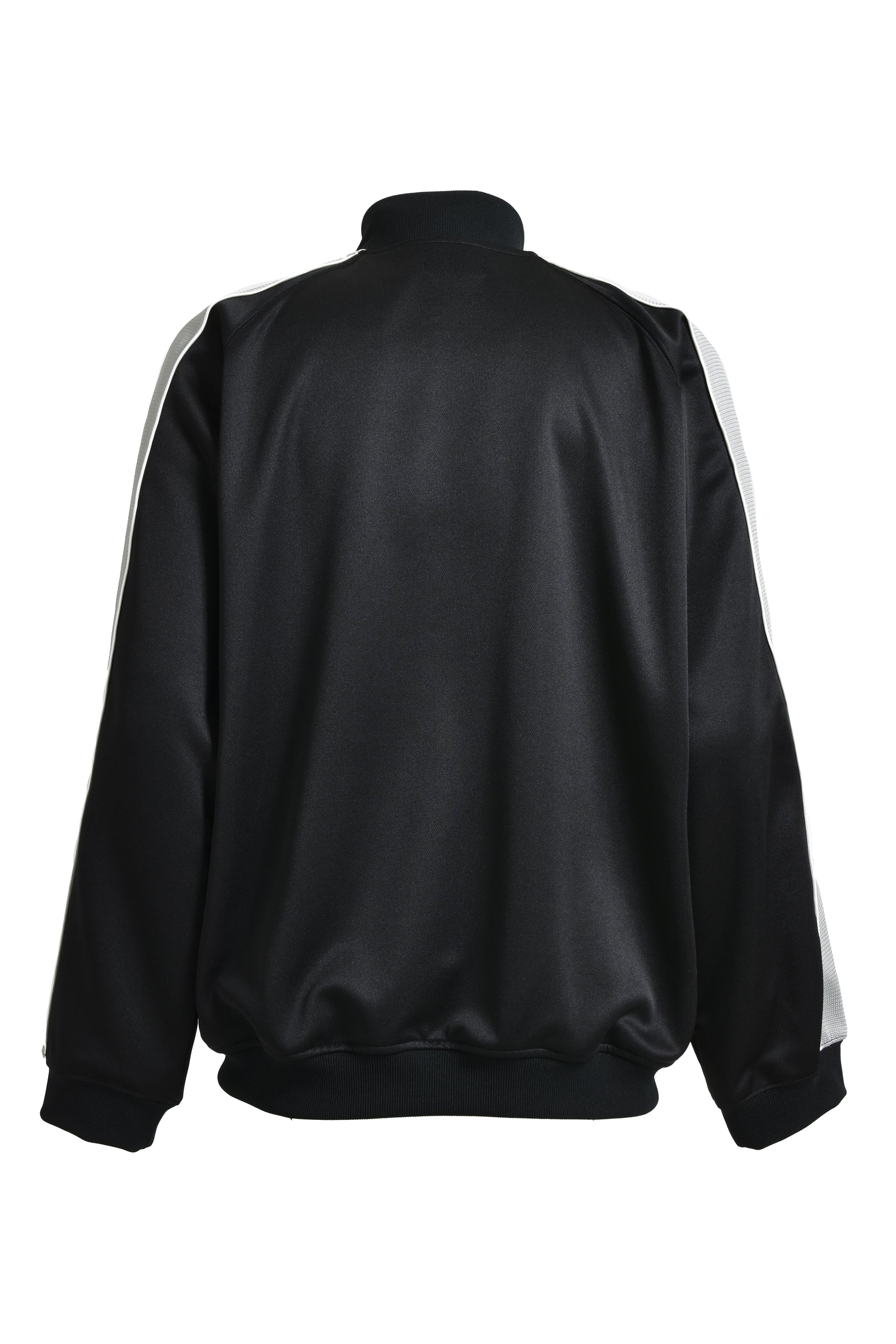 BREATH SCRIPT LOGO LINE TRACK JERSEY / BLK