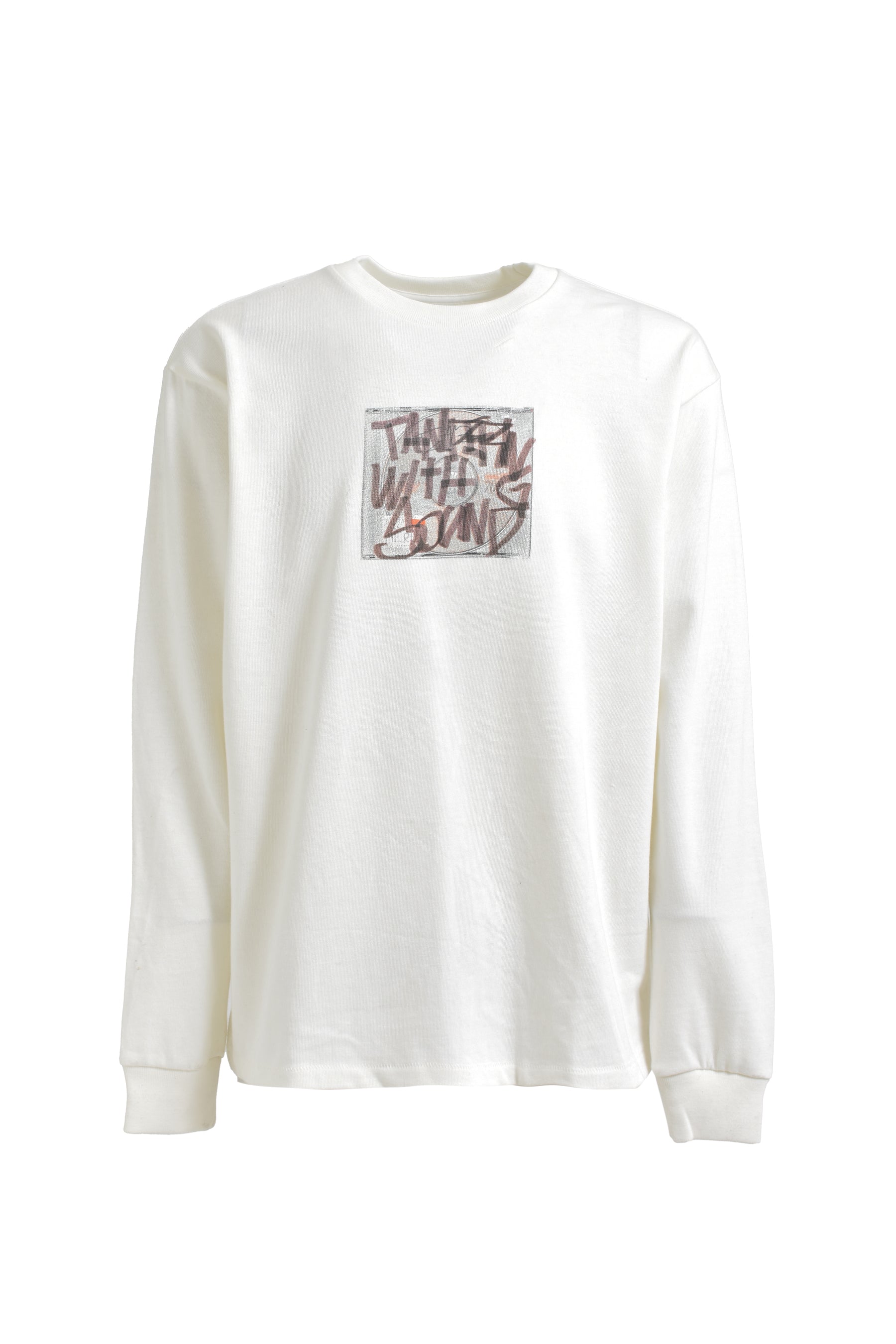 TAMPEERING WITH SOUND L/S TEE / WHT