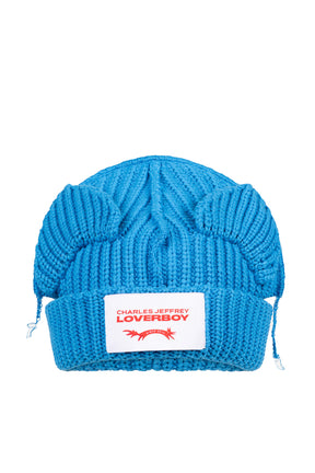 CHUNKY EARS BEANIE / BLU 