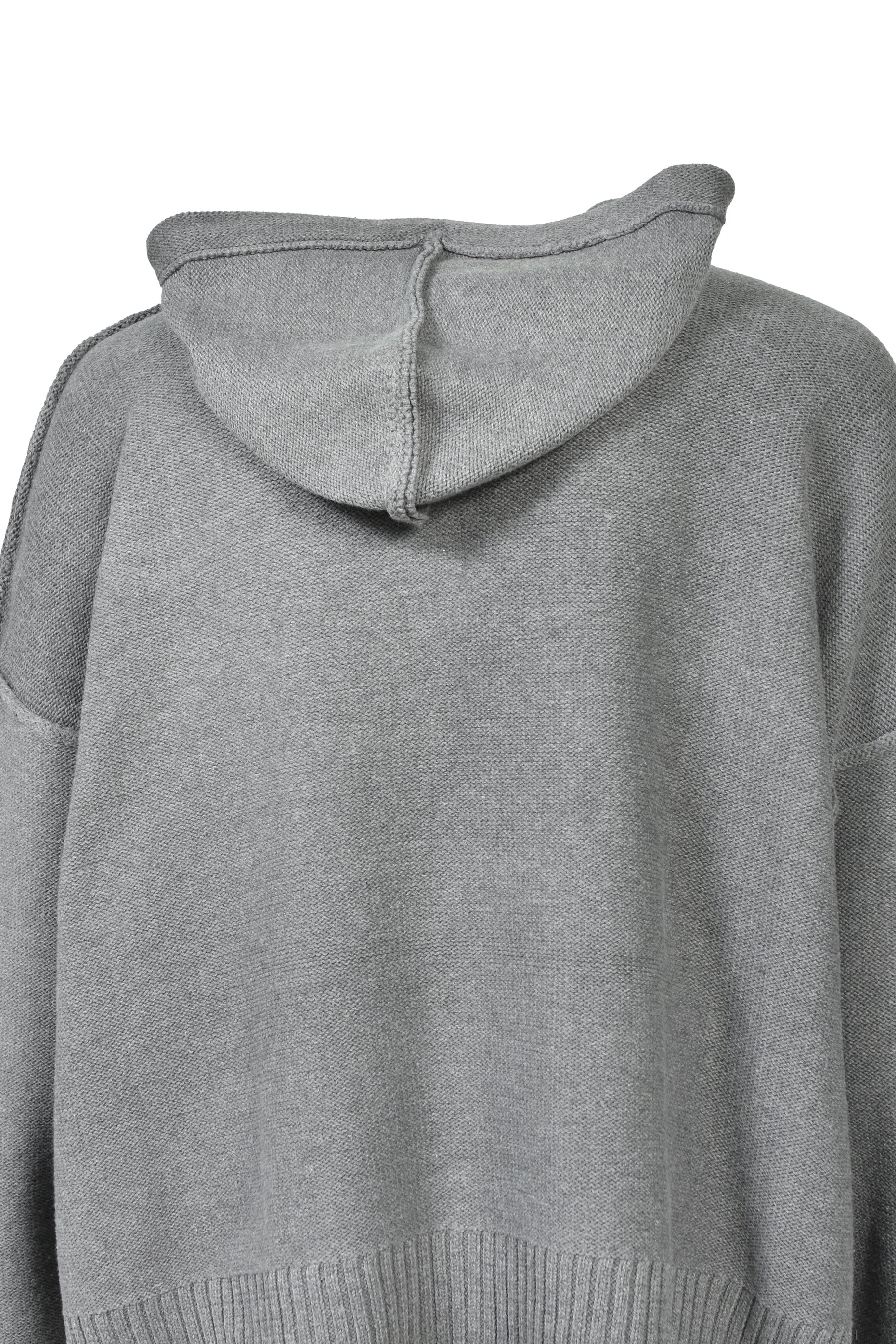 “I LOVE MUSIC” PULLOVER KNIT HOODIE (EXCLUSIVE) / GRY 