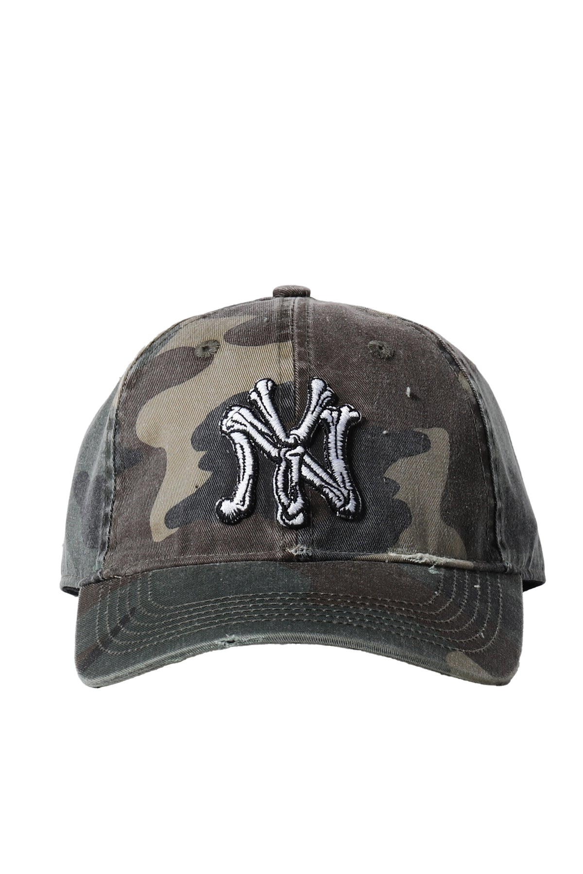 X F.M.C.D / BORN NEW YORK VINTAGE WASHED CAMO CAP