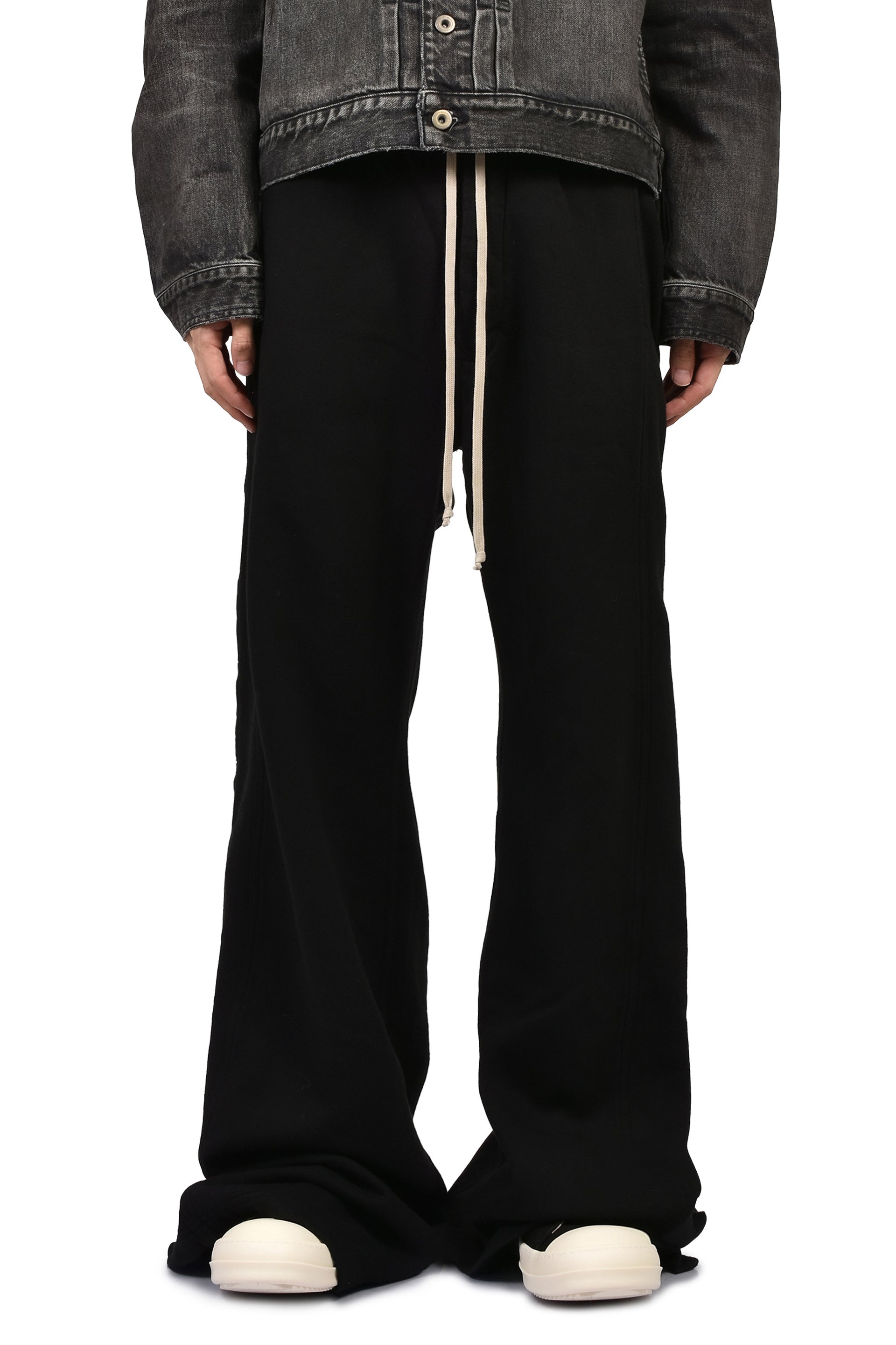 WIDE PUSHER PANTS / BLK