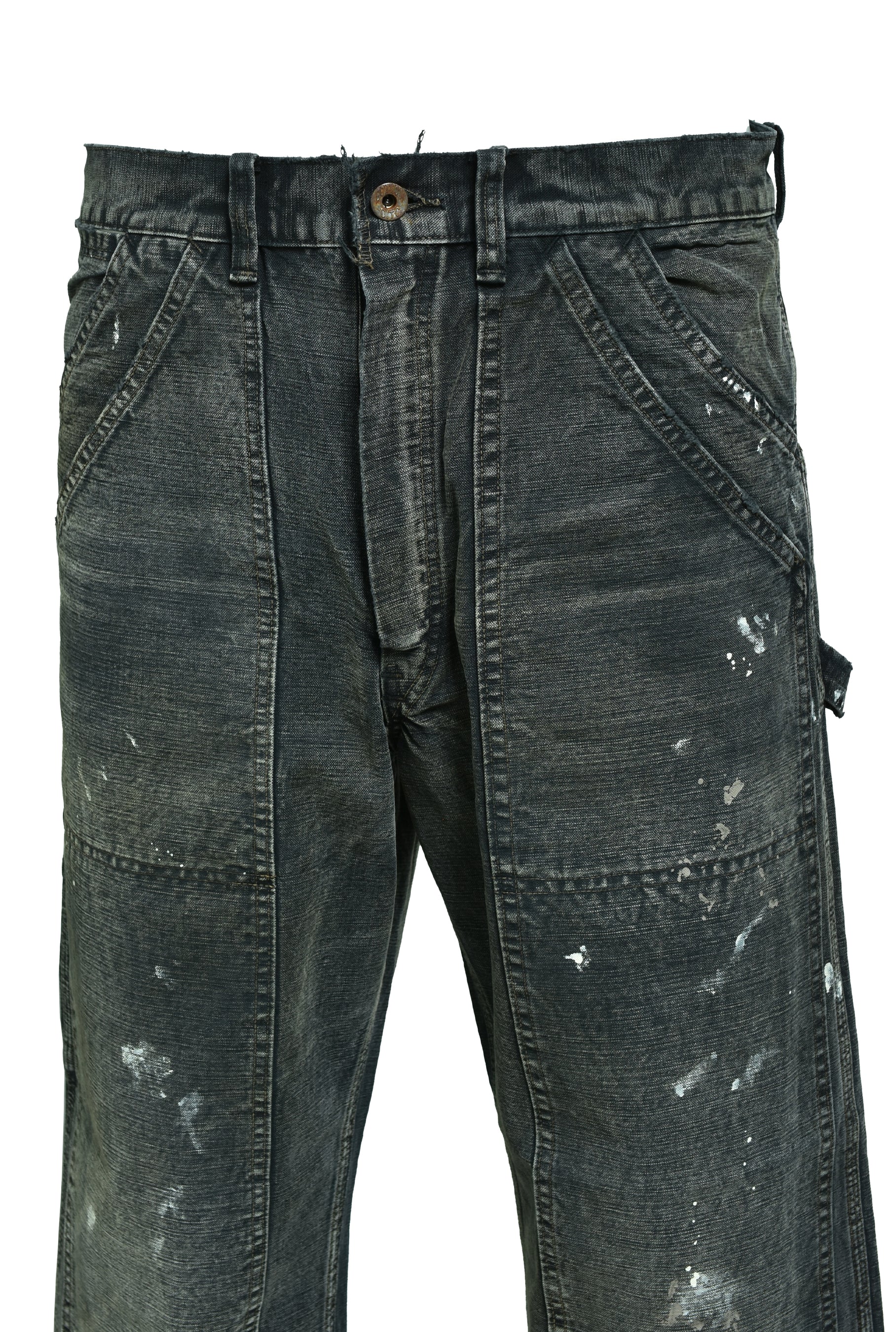 BOW WOW バウワウ FW25 DUCK PAINTER PANTS AGED / AGED BLK - NUBIAN