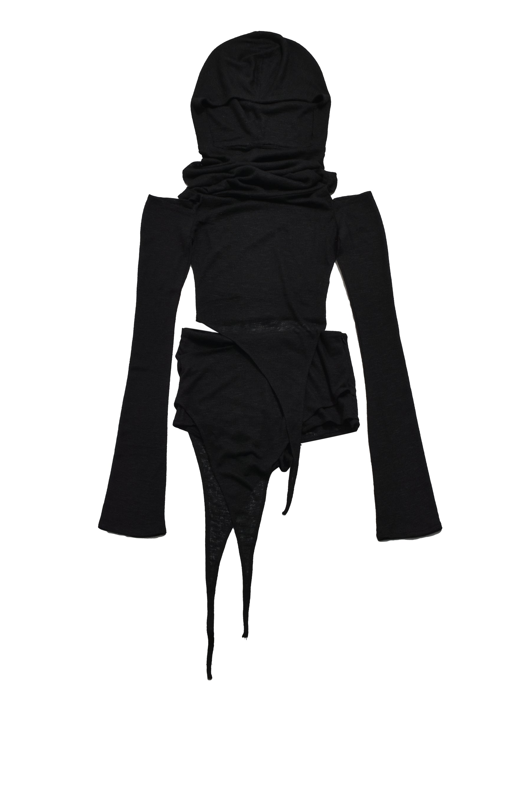 NOMAX HOOD LAYERED SET (EXBLUSIVE)  / BLK