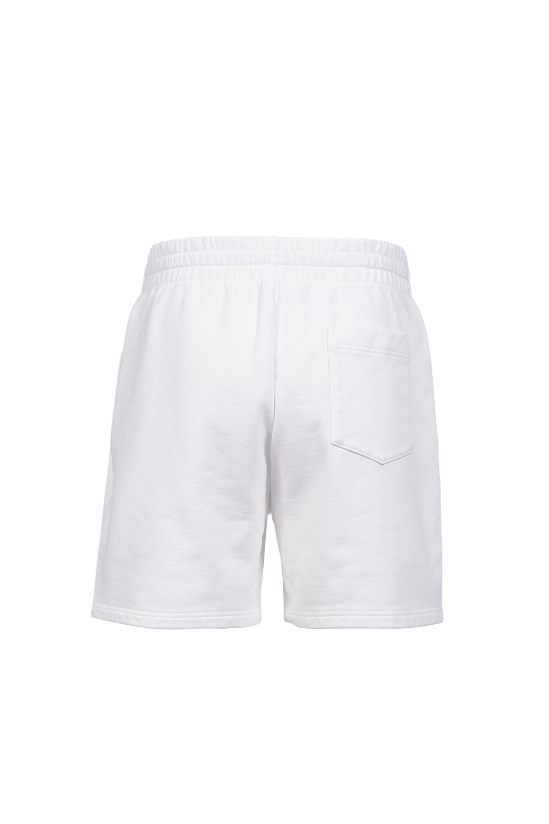 FLORAL TRIM CLASSIC SHORTS / WHT