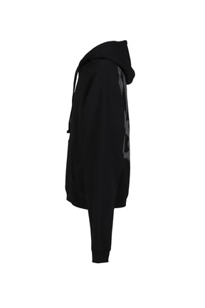 REFLECTIVE FINESSE PUP CORE HOODIE / BLK