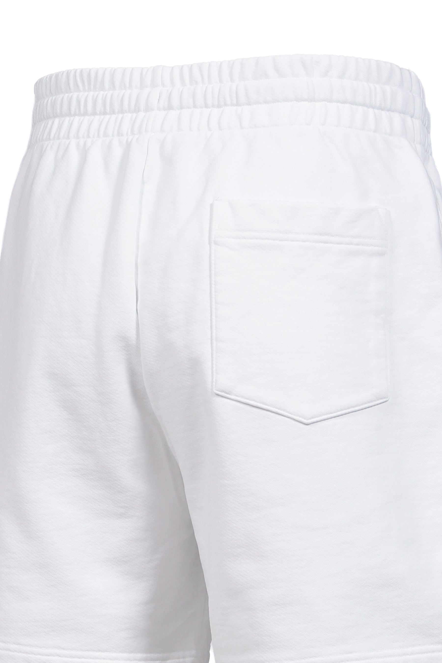 FLORAL TRIM CLASSIC SHORTS / WHT