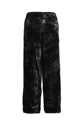 LONG ZIP EASY PANTS / BLACK