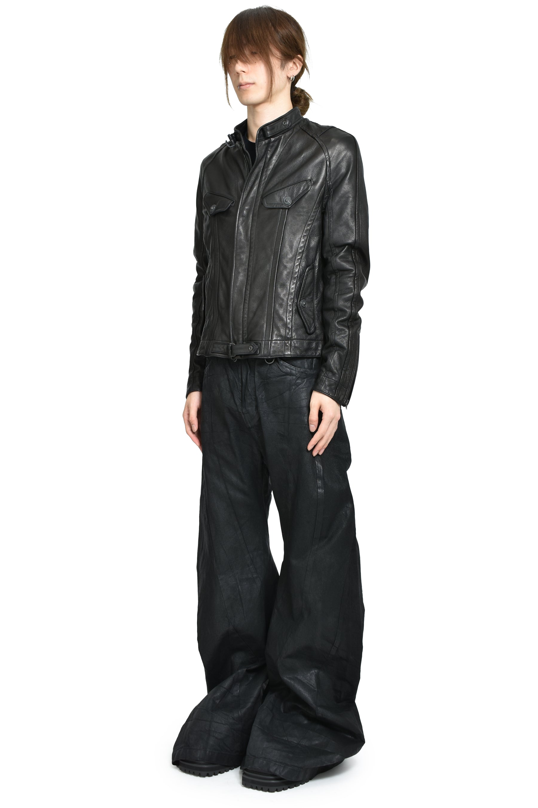 JULIUS ユリウス FW25 COW SKIN BLOUSON / BLK - NUBIAN ヌビアン