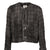 SMOG AIR STAINED TWEED JACKET / BLK