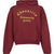 CHAVARRIA COMMUNITY CENTER SHRUNKEN PO HOODIE / BORDEAUX