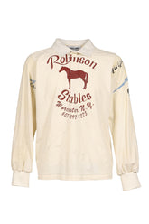 RUGBY TEE (UPCYCLED VINTAGE TEE) / WHT