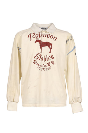 RUGBY TEE (UPCYCLED VINTAGE TEE) / WHT