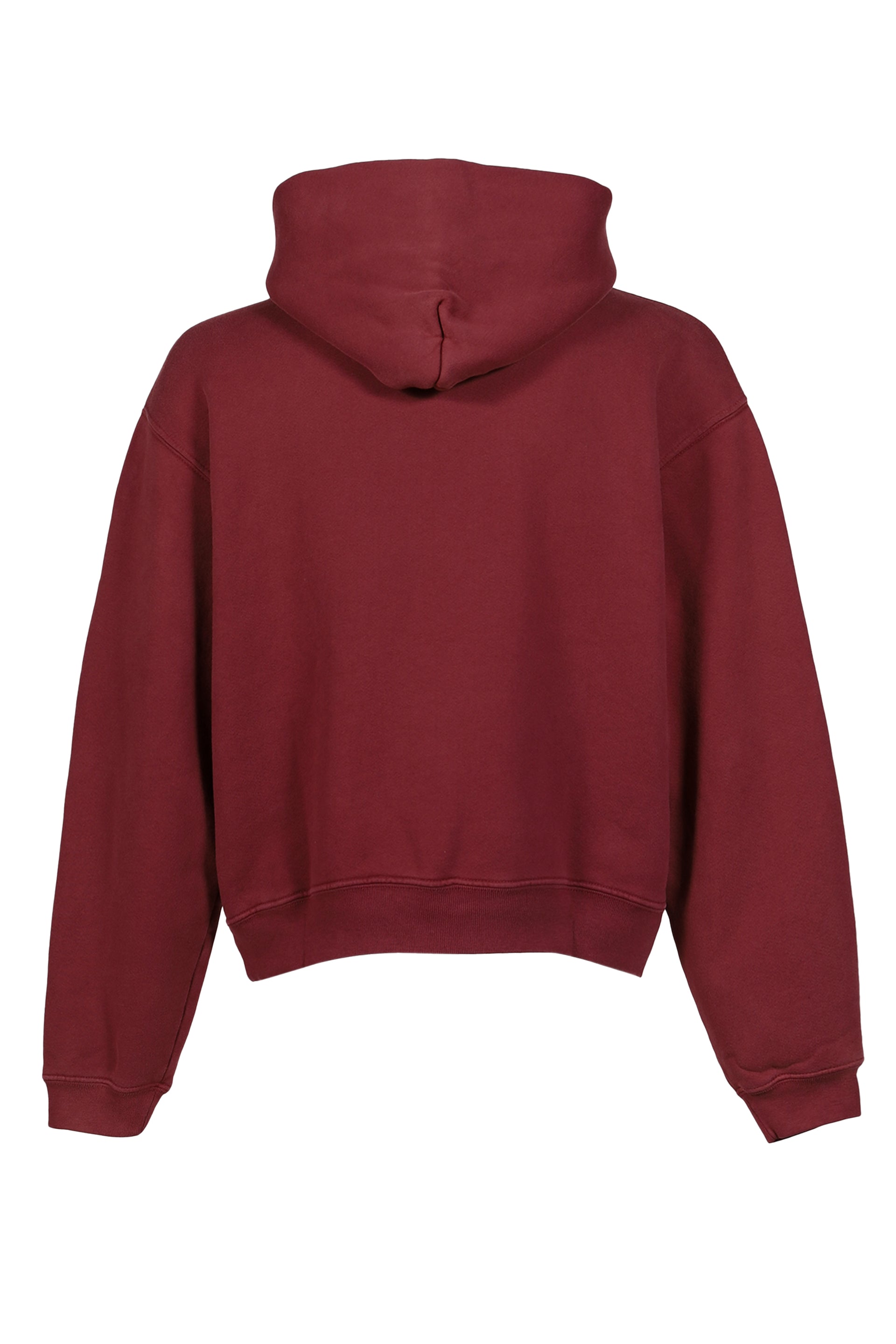 CHAVARRIA COMMUNITY CENTER SHRUNKEN PO HOODIE / BORDEAUX