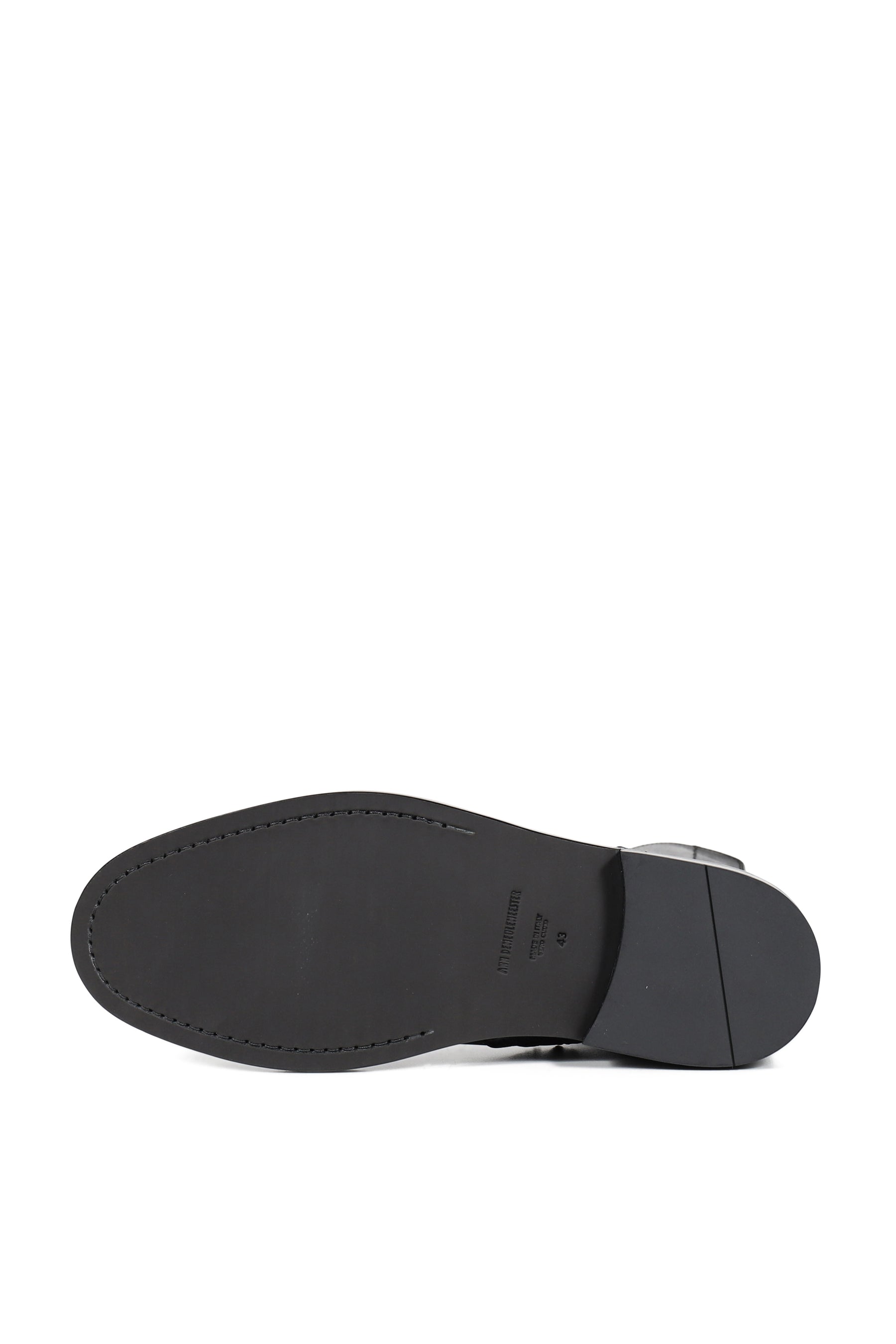 HEIKO LACED BACK ANKLE BOOTS / BLK
