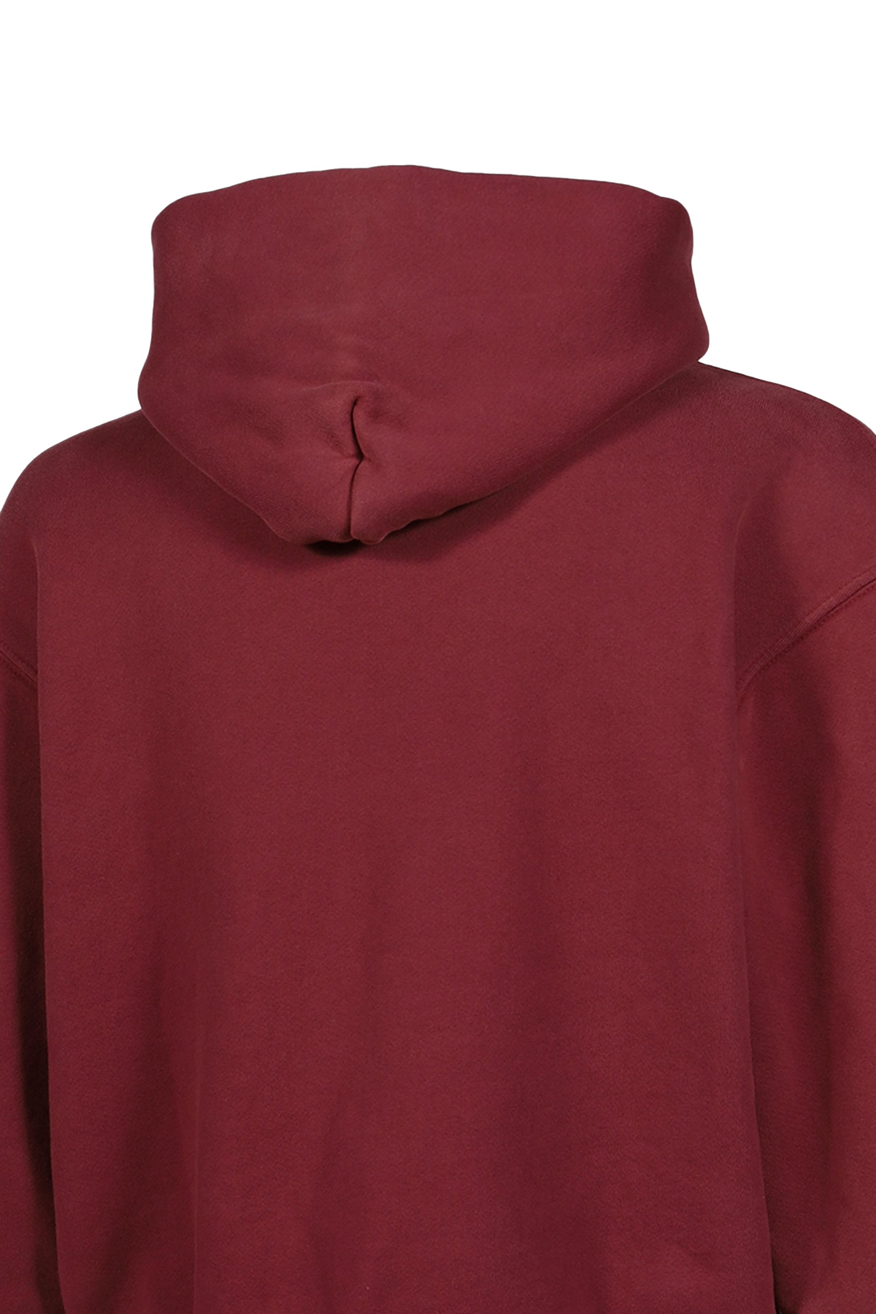 CHAVARRIA COMMUNITY CENTER SHRUNKEN PO HOODIE / BORDEAUX