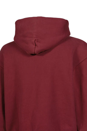 CHAVARRIA COMMUNITY CENTER SHRUNKEN PO HOODIE / BORDEAUX