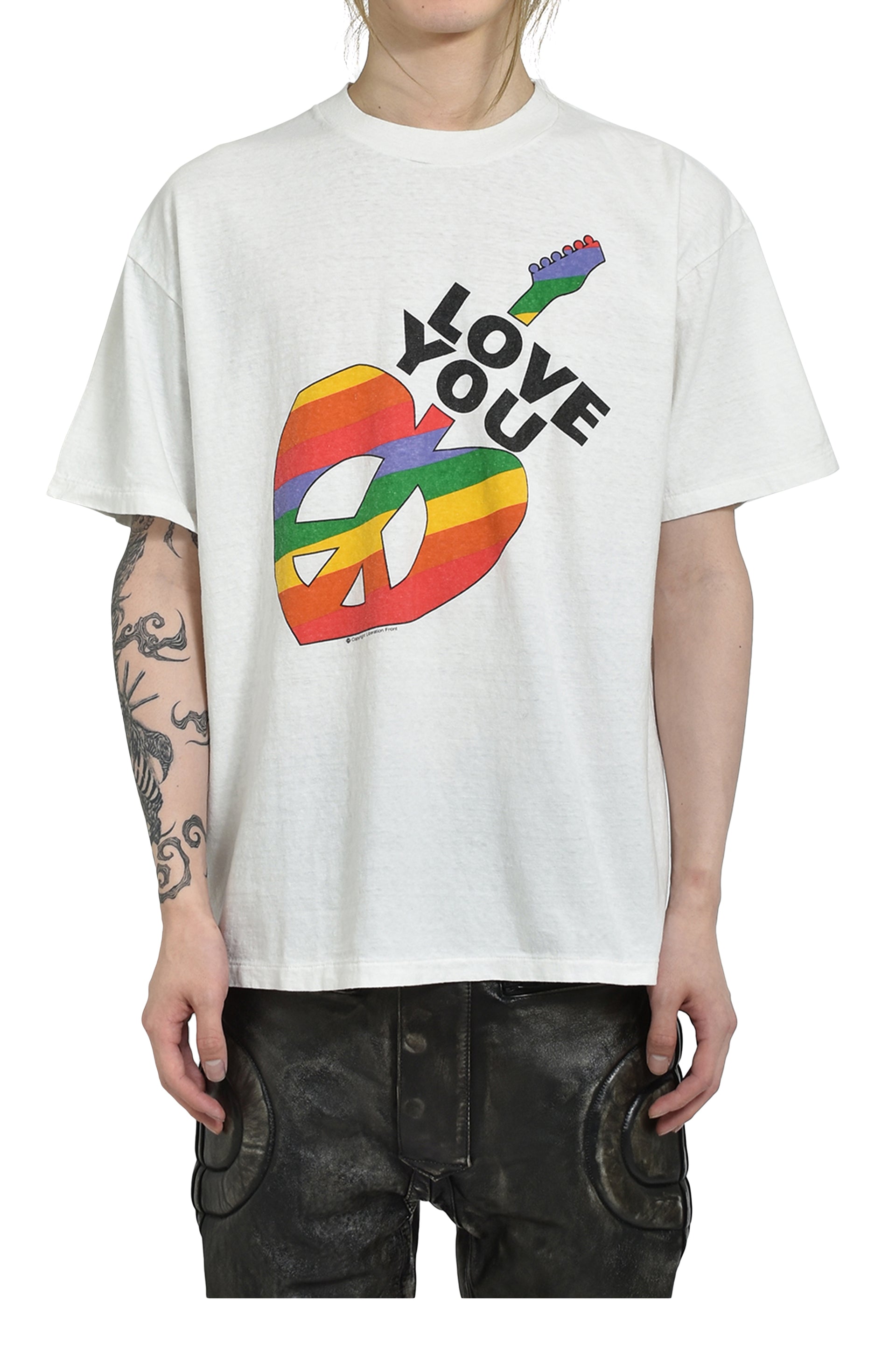 S/S T-SHIRT PEACE / WHT