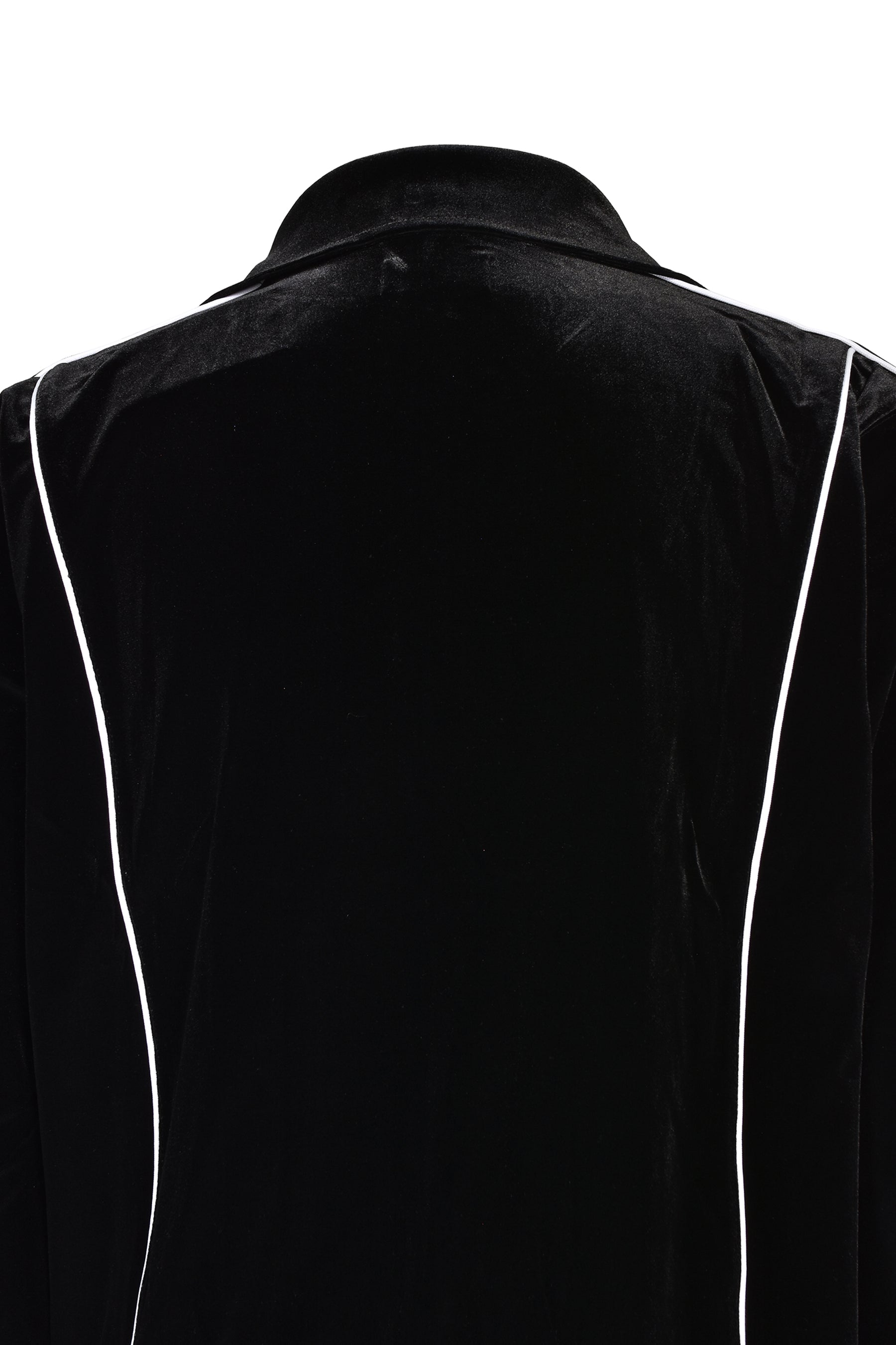 VELVET TRACK JACKET / BLK