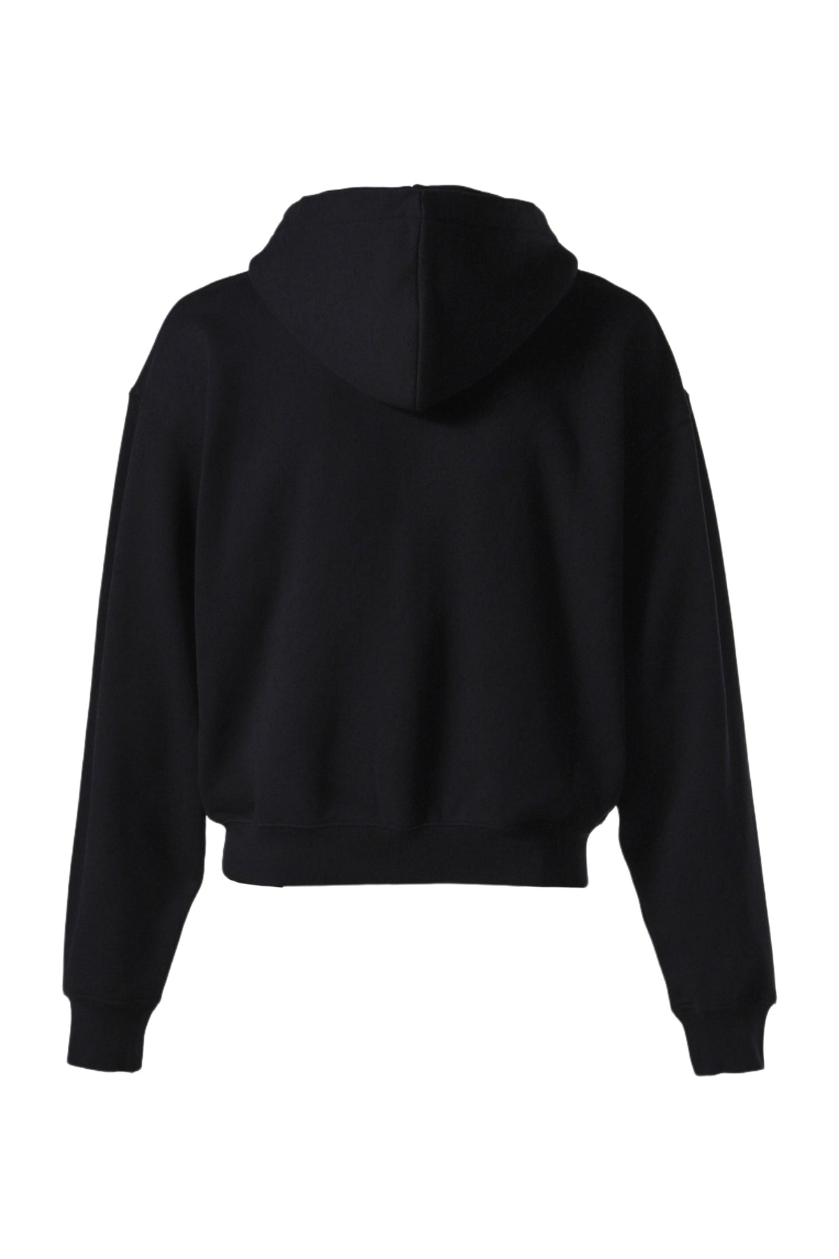 LE HOODIE ZIP GROS GRAIN / BLK