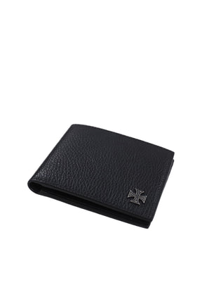 BIFOLD LOGO EMBOSSED WALLET / BLK