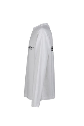 ESSENTIALS CLASSIC FIT LS TEE / BRIGHT WHT