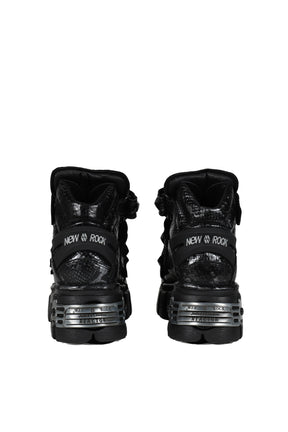 STUD TOWER BOOT / BLK