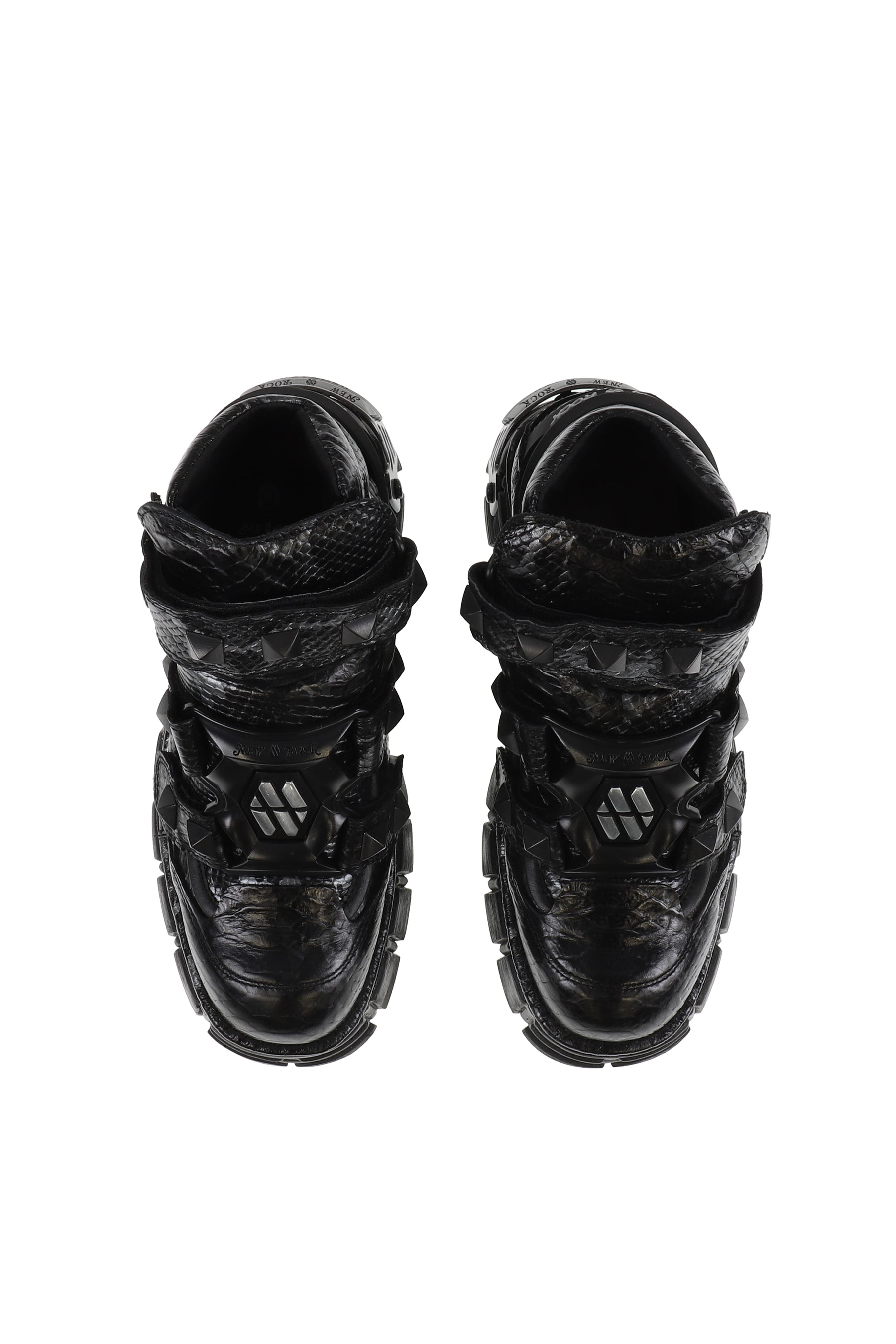 STUD TOWER BOOT / BLK