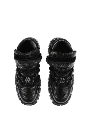 STUD TOWER BOOT / BLK