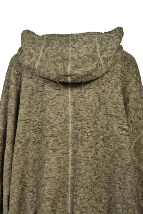 COTTON PILE JACQUARD HOODIES / CLAY